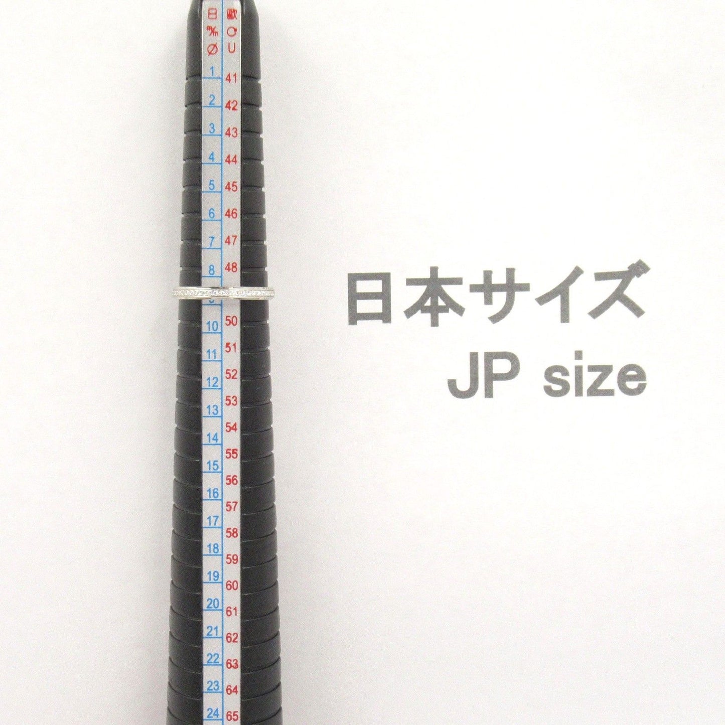 Cartier Love Full Eternity Diamond Ring in Platinum - Size 8.5