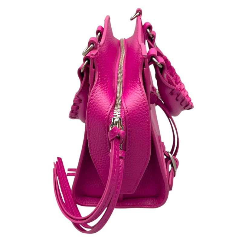 Balenciaga Mini Neo Classic City Purple Leather Shoulder Bag