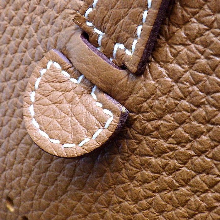 HERMES Evelyne TPM Shoulder Bag - 2024 Gold Togo Leather