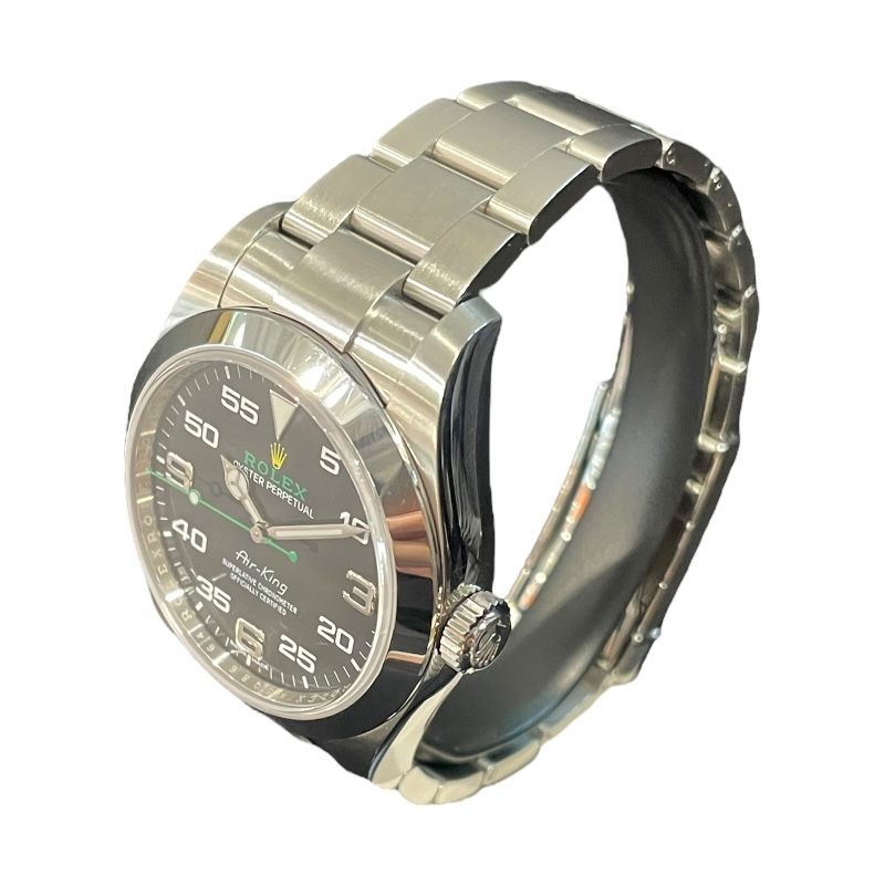 ROLEX Air-King 116900 - Iconic Black Dial Automatic Men's Watch