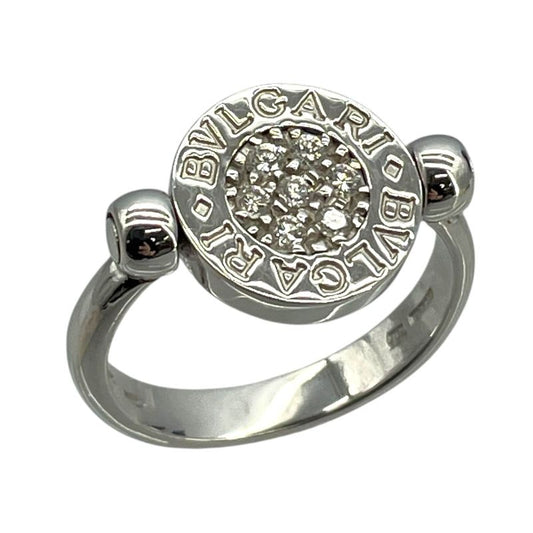 BVLGARI B.zero1 Flip Ring in 750WG - Exquisite Silver Jewelry