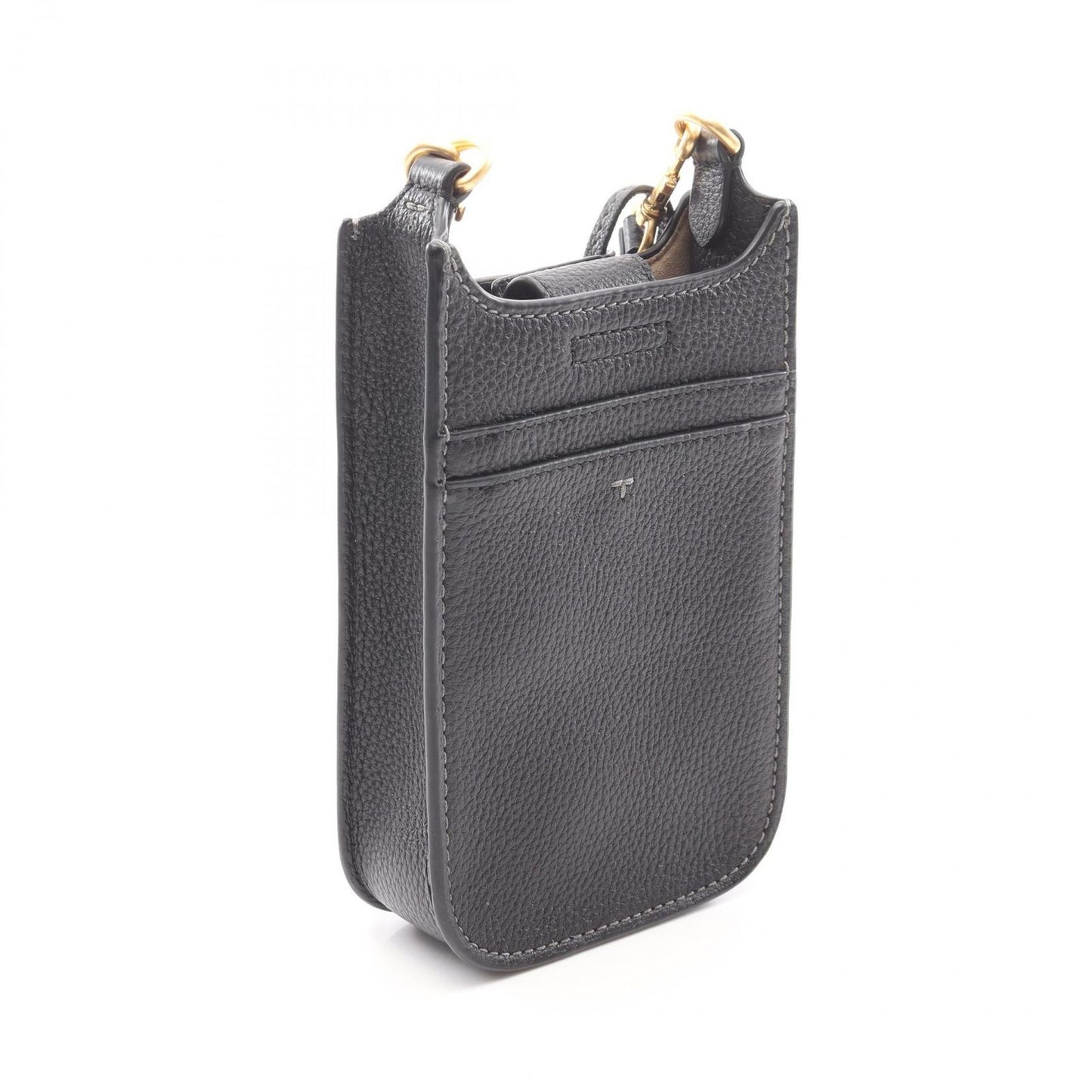 Tory Burch Thea Cellphone Crossbody Bag in Black Leather