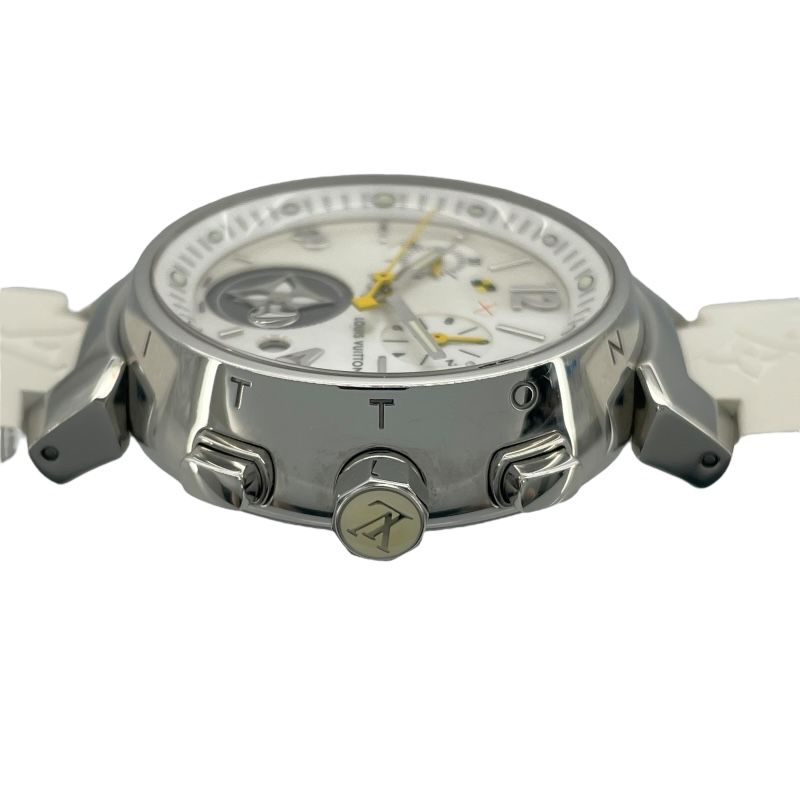 Louis Vuitton Tambour Lovely Cup Chronograph White Shell Q132C