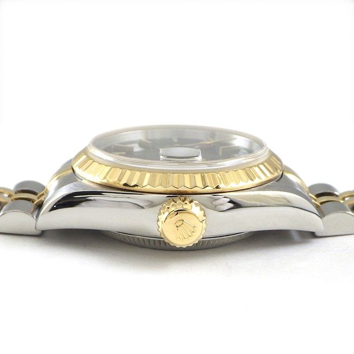 Rolex Datejust 79173 - 2000, Fluted Bezel, Black Dial, Jubilee Bracelet