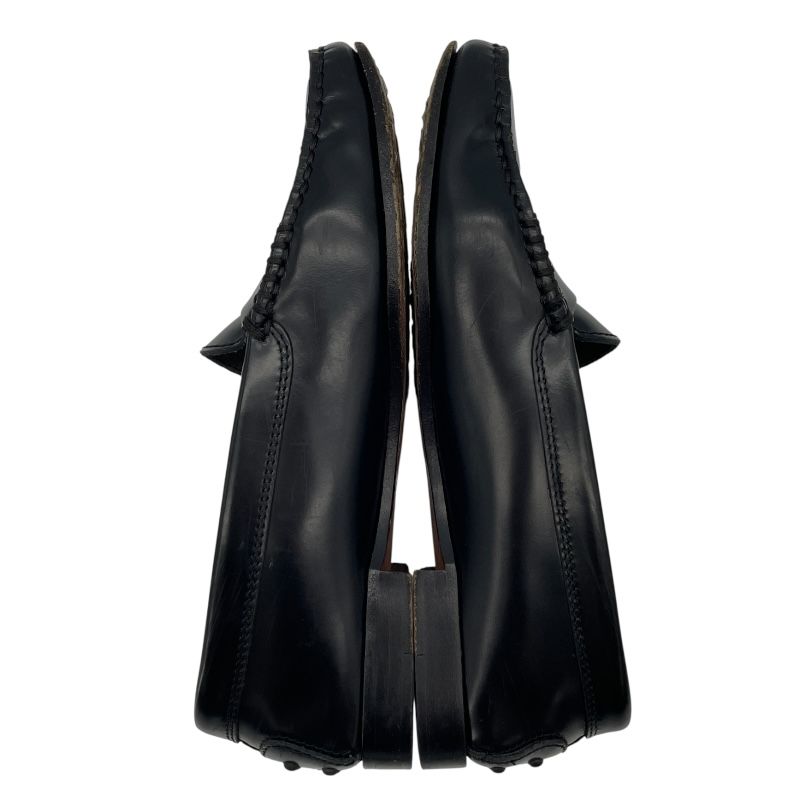 TOD’S Black Leather Coin Loafers for Women - Timeless Elegance