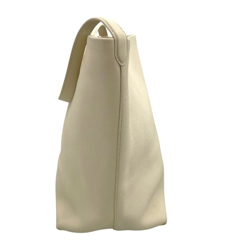The Row Park Tote Large Ivory Leather Handbag - Exquisite Craftsmanship