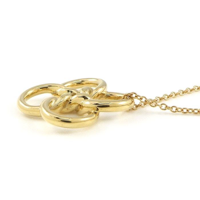 Tiffany & Co. Quadrofoglio Clover Motif Necklace in K18 Yellow Gold