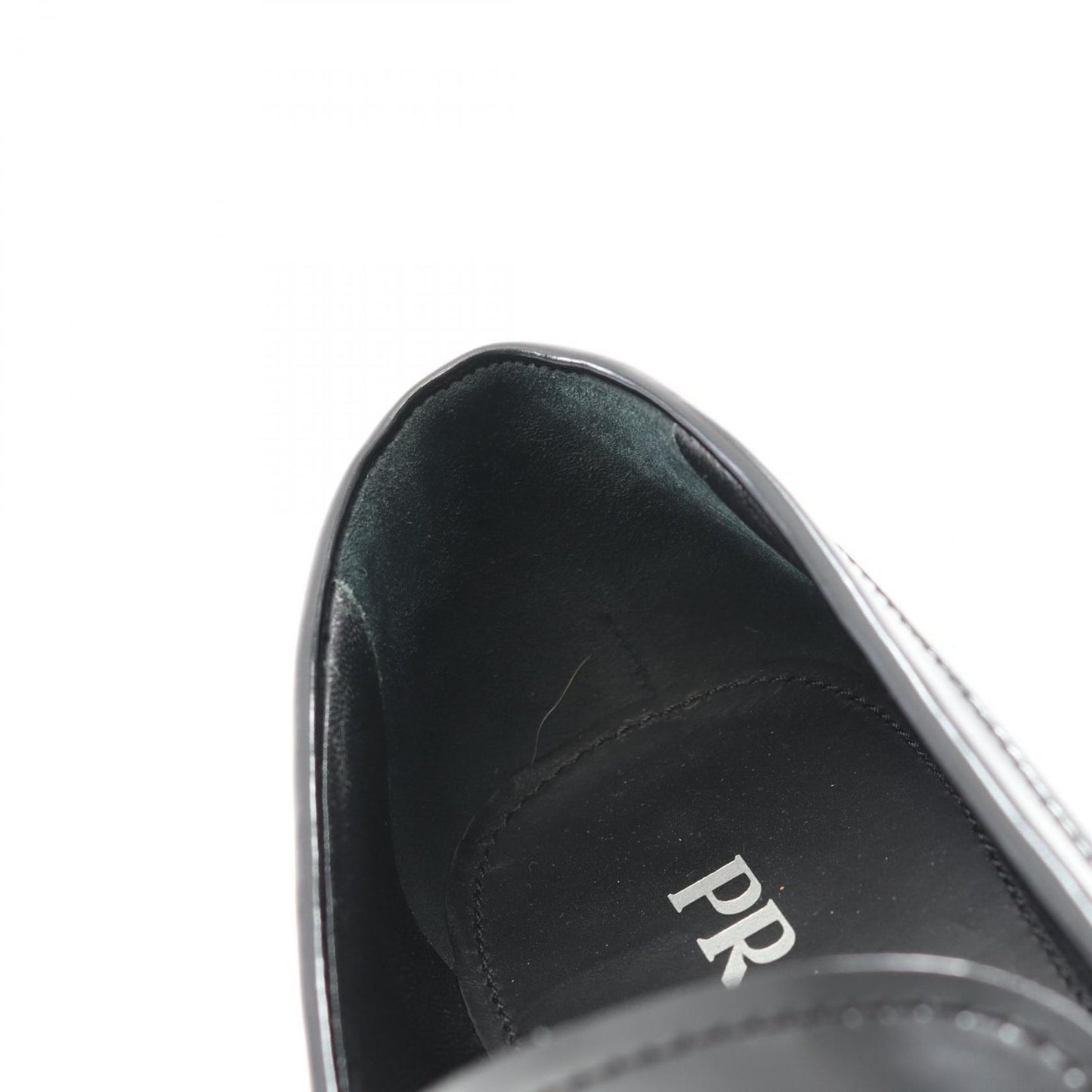 PRADA Triangle Logo Leather Loafers - Timeless Elegance