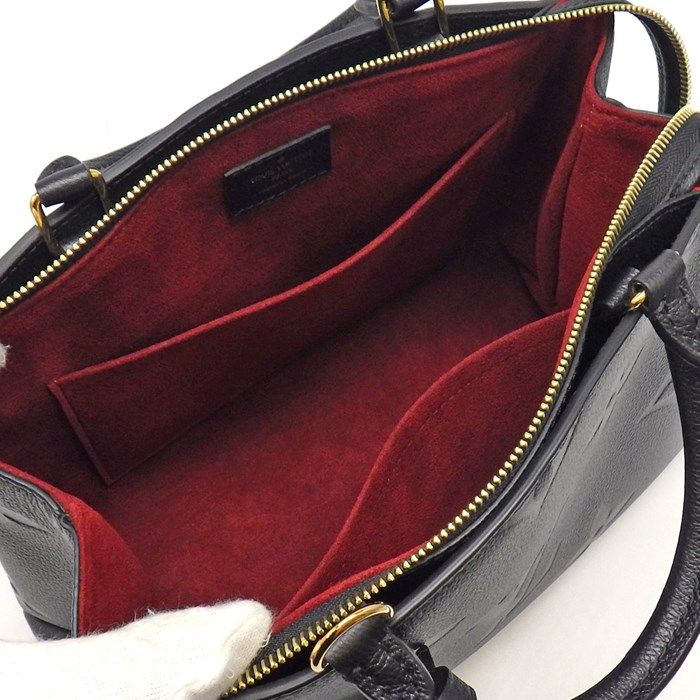 Louis Vuitton Petit Palais PM Handbag - Noir Monogram Empreinte