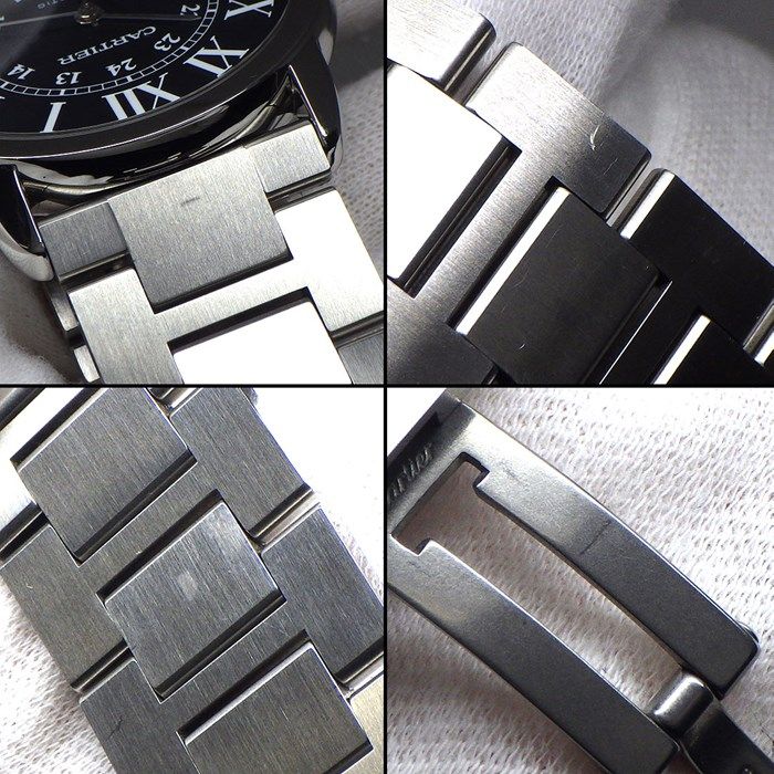 Cartier Ronde Solo WSRN0023 Automatic Watch - Navy Dial, Roman Numerals