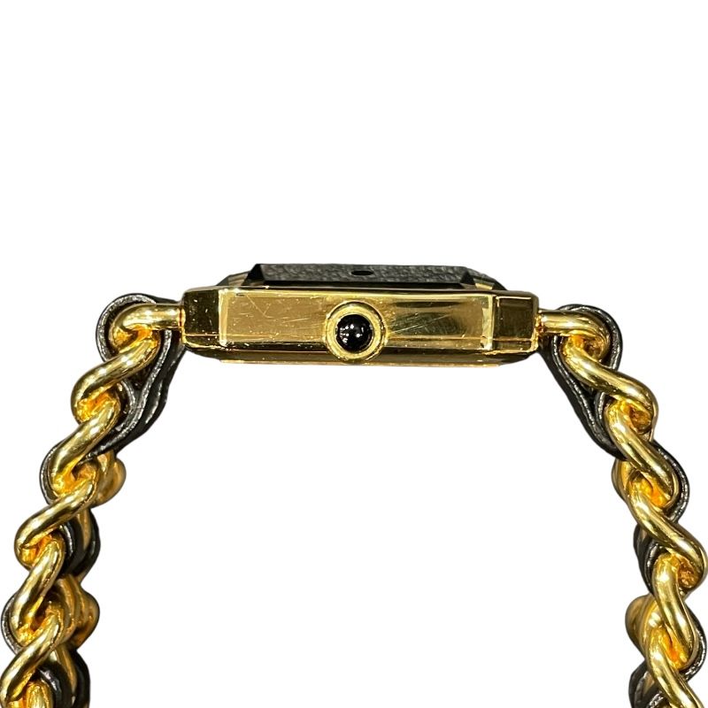 CHANEL Première S H0001 Gold Plated Leather Quartz Women's Watch