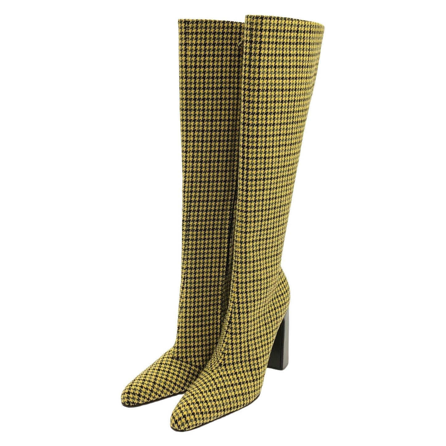 BALENCIAGA Yellow Long Boots - Unworn Luxury Footwear