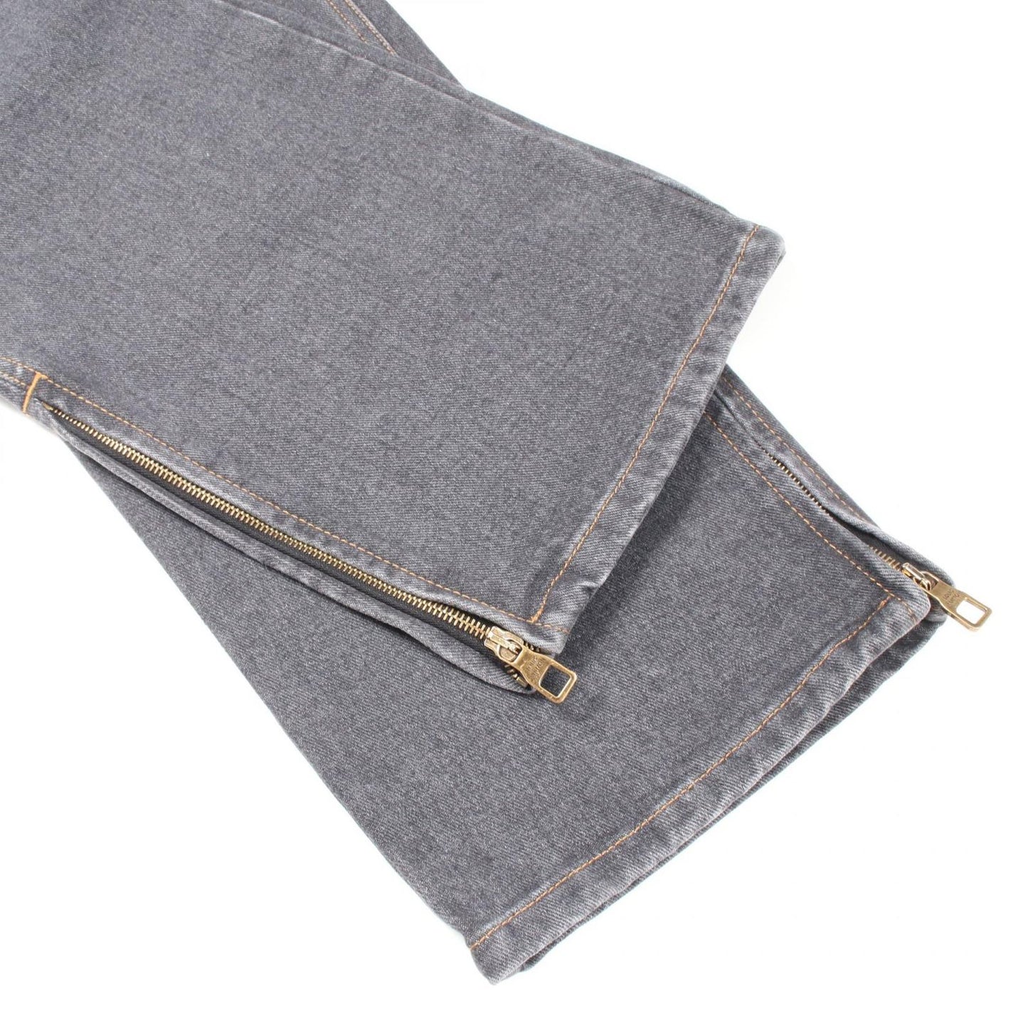 Louis Vuitton Monogram Flower Denim Pants - Gray - Size 28