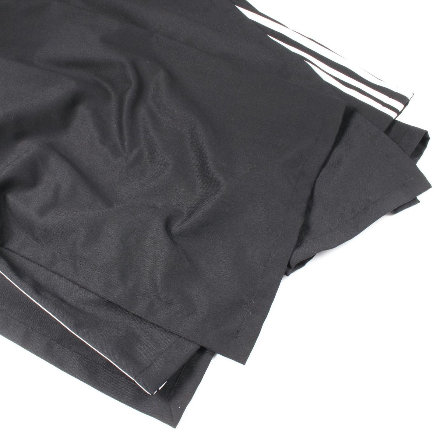 Y-3 Refined Woven Wide Leg Pants - Black Wool Elegance