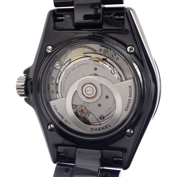 Chanel J12 H5697 Automatic Watch - Black Ceramic & Steel