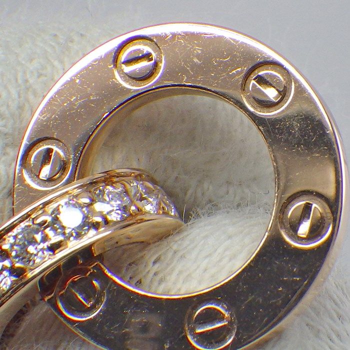 Cartier Love Necklace B7224528 with 0.30ct Diamonds in K18 Pink Gold