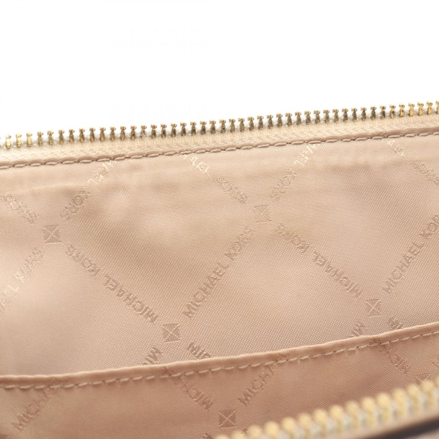 Michael Kors Charlotte MD Messenger Handbag - White/Brown