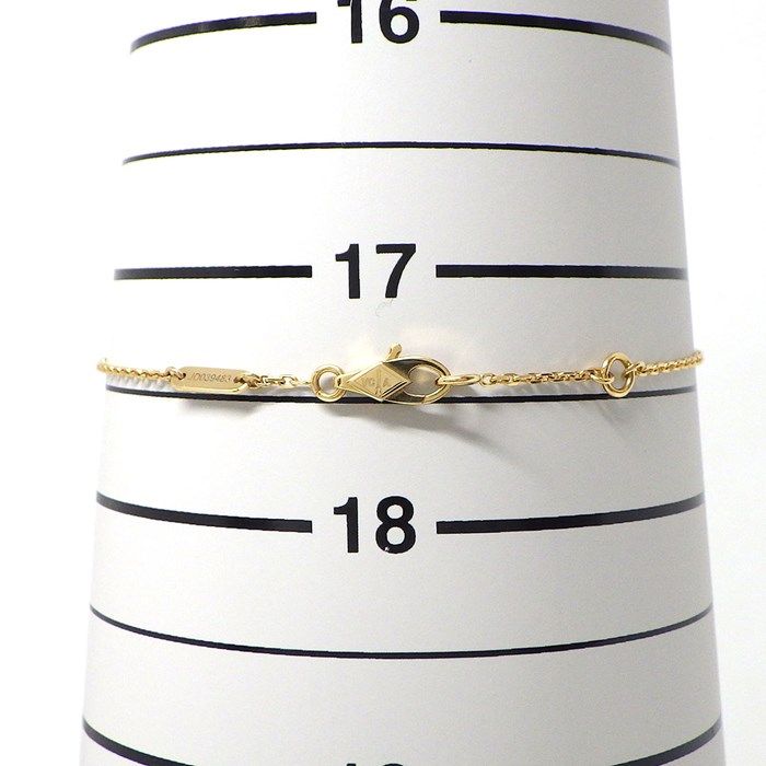 Van Cleef & Arpels Frivole Mini Bracelet with Emerald in 18K Yellow Gold