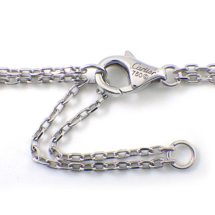 Cartier Love Necklace B7219400 with Diamonds in K18 White Gold