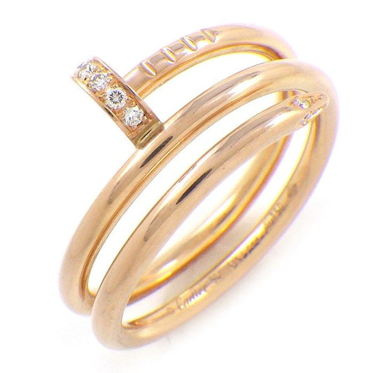 Cartier Juste un Clou Ring with Diamonds in 18K Pink Gold