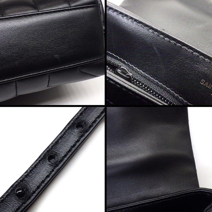 YSL Loulou Toy Shoulder Bag in Black Calfskin - Timeless Elegance
