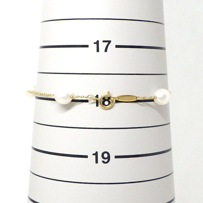 Tiffany & Co. By The Yard Pearl Bracelet in 18K Yellow Gold