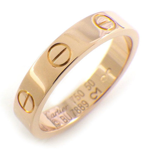 Cartier Love Ring Small Model in K18 Pink Gold - Size 10