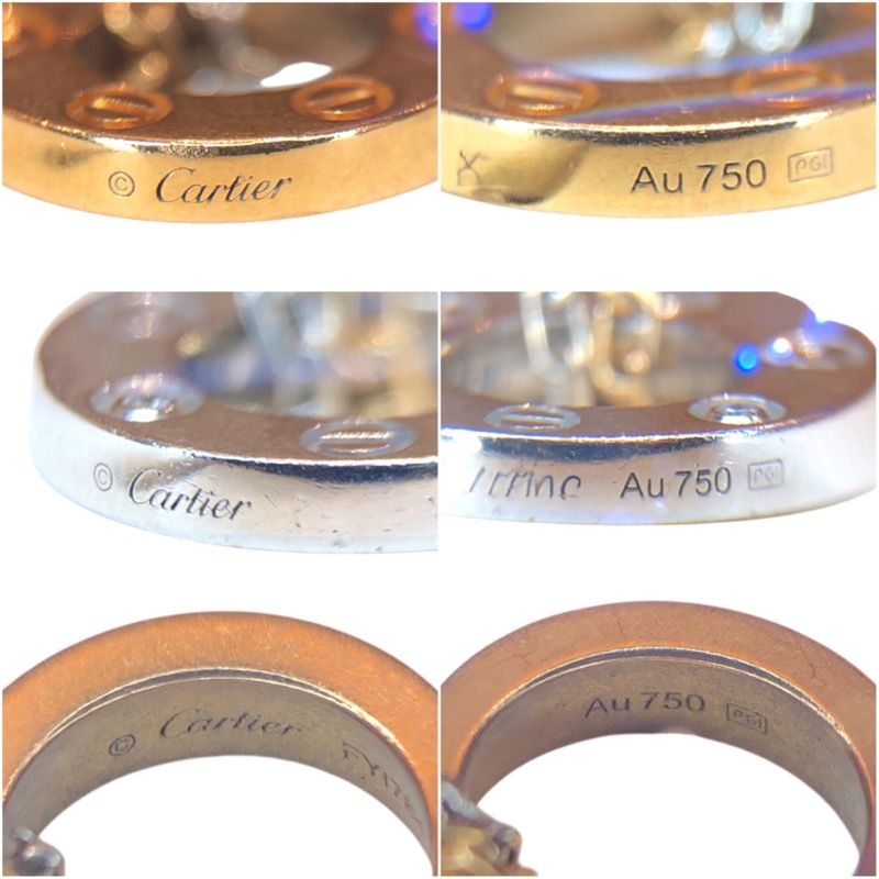 Cartier Love Circle Necklace in K18PG with Diamonds