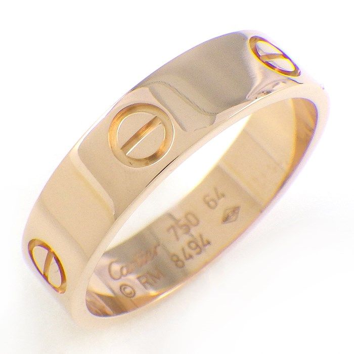 Cartier Love Ring MM in K18 Pink Gold - Timeless Elegance