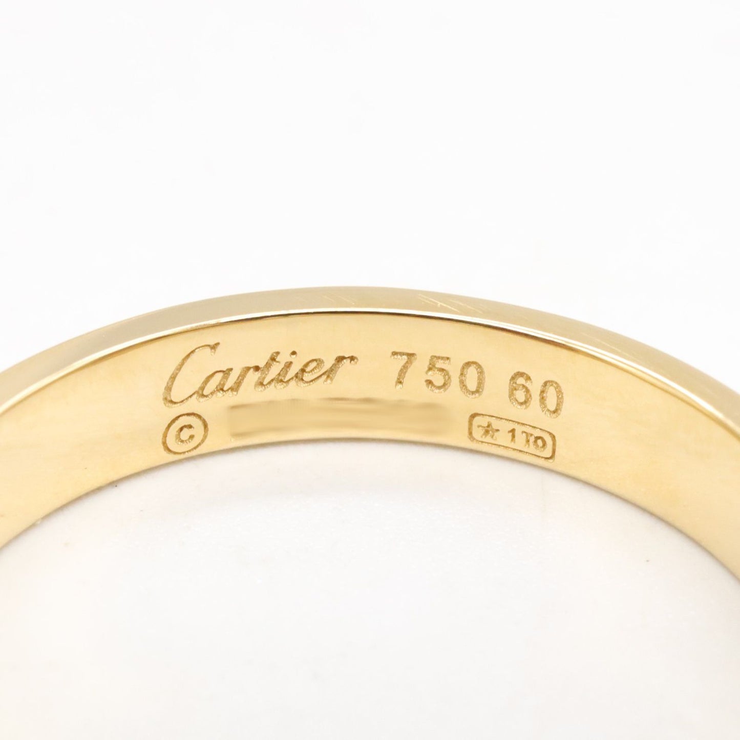 CARTIER Mini Love Ring in K18 Yellow Gold - Timeless Elegance