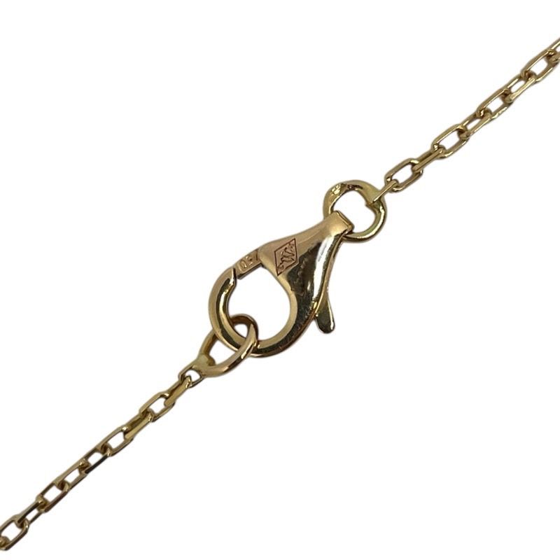 Cartier Logo Double Diamond Necklace in 750PG Gold