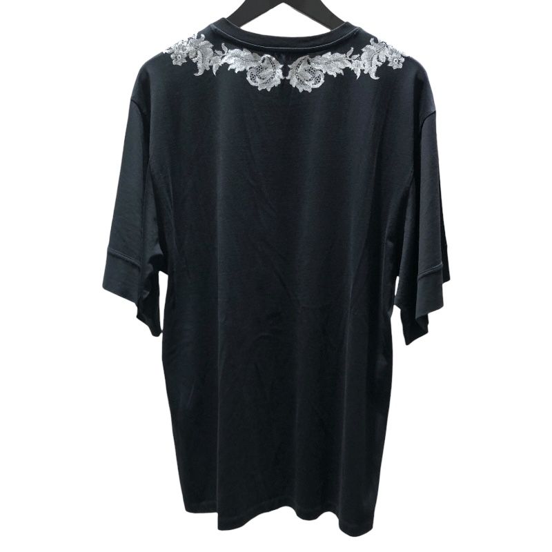 Givenchy Black Cotton Design Print T-Shirt for Men - Size S