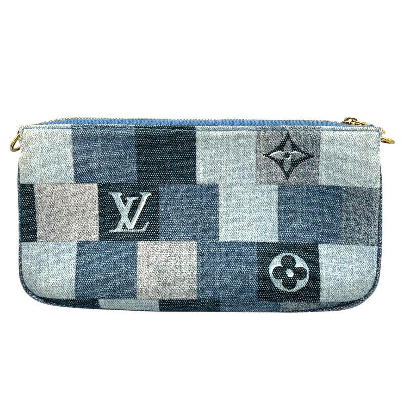Louis Vuitton Multi-Pochette Accessoires M44990 - Blue Monogram Denim