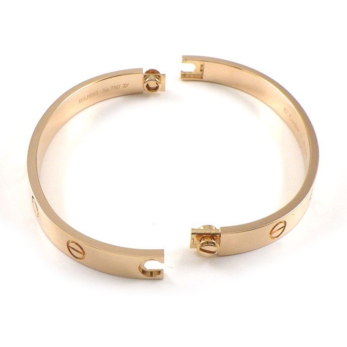 Cartier Love Bracelet Classic Model K18PG - Timeless Elegance