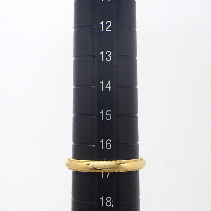 Tiffany & Co. Together Milgrain Band Ring in 18K Yellow Gold - Size 17