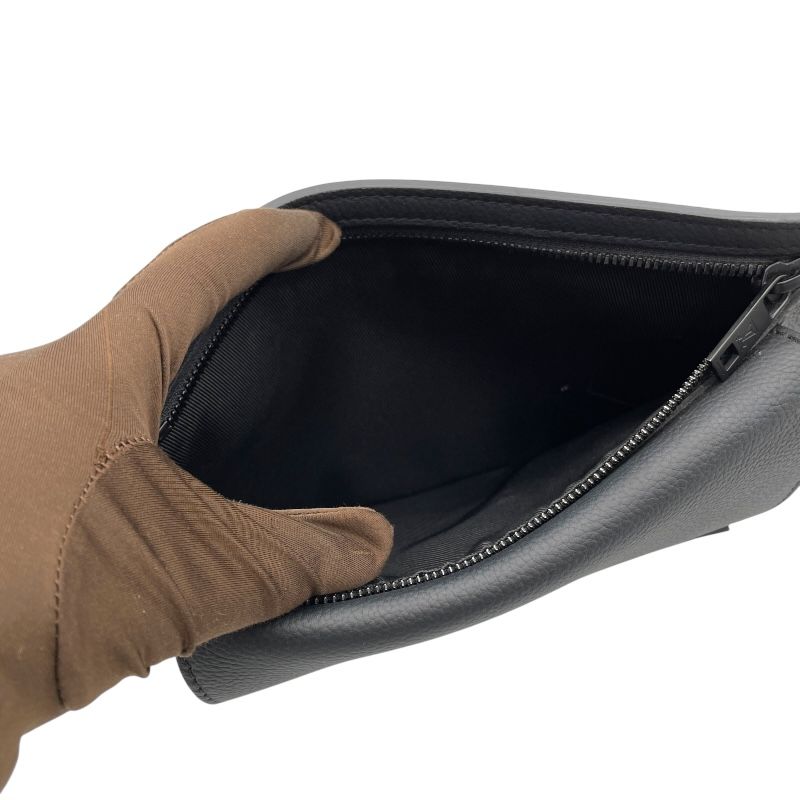 Louis Vuitton Takeoff Sling M57081 in Noir Grain Calf Leather