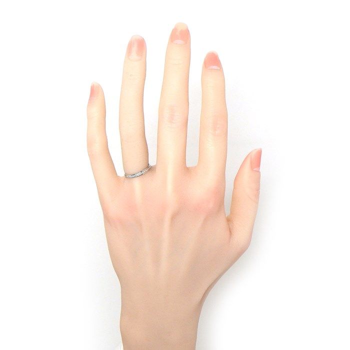 Cartier Love Wedding Ring B4093600 Full Eternity Diamond PT950