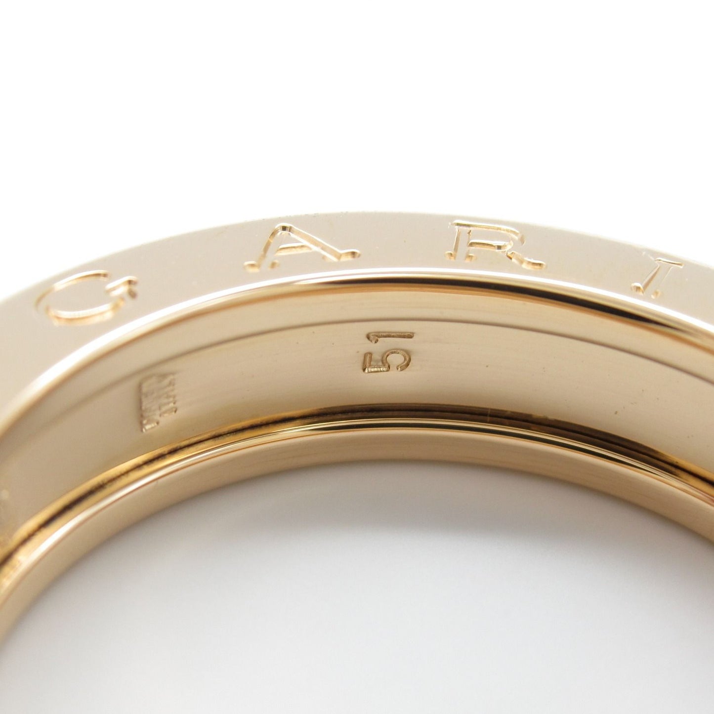 BVLGARI B-zero1 Ring in K18 Pink Gold - Timeless Elegance
