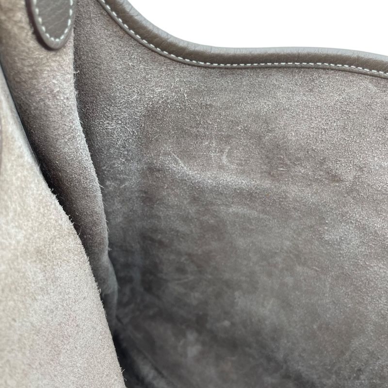 HERMES Evelyne 3GM in Etoupe with Silver Hardware - Timeless Elegance