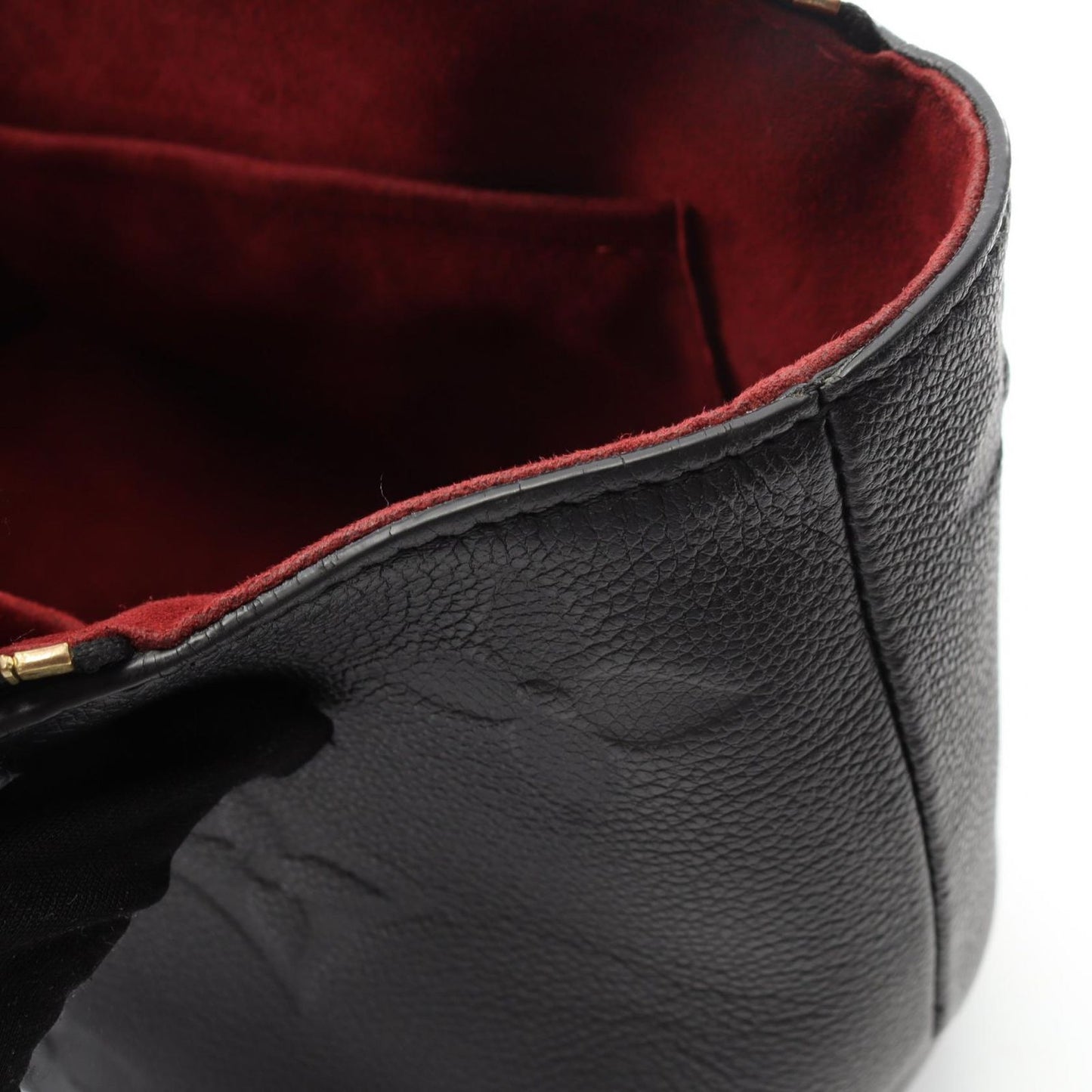 Louis Vuitton Petit Palais PM Monogram Empreinte Handbag - Noir