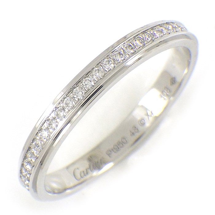 Cartier Love Wedding Ring B4093600 Full Eternity Diamond PT950