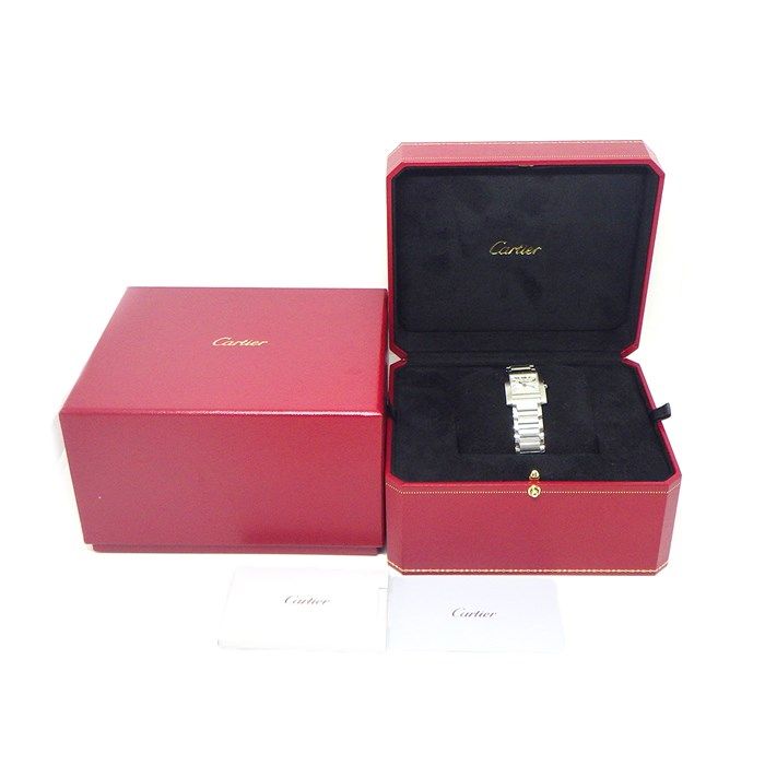 Cartier Tank Française SM WSTA0065 Silver Dial Luxury Watch