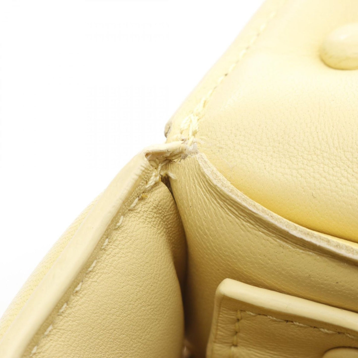 Bottega Veneta The Chain Cassette Shoulder Bag in Pastel Yellow
