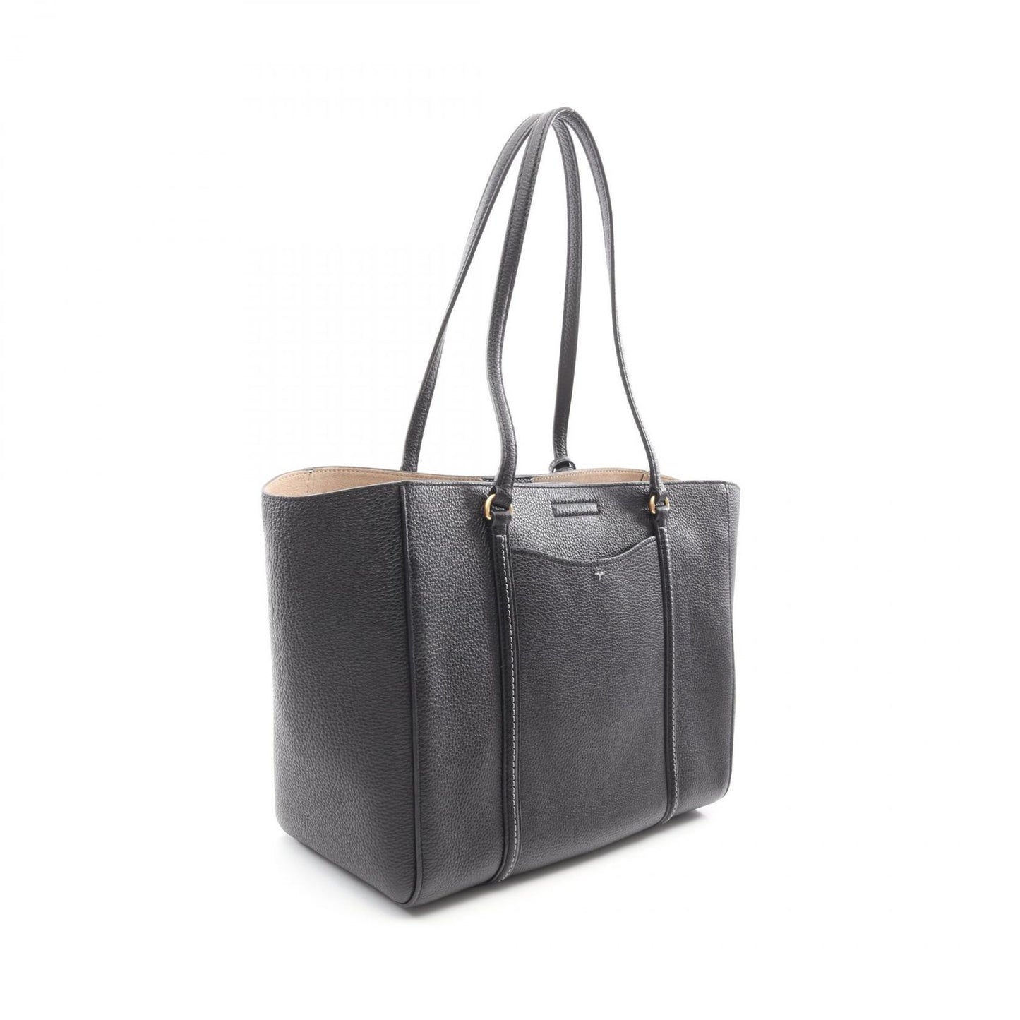 Tory Burch Thea Tote Bag in Black Leather - Timeless Elegance