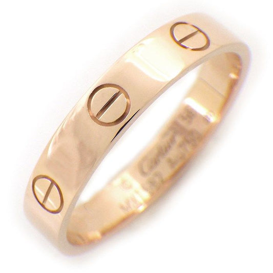 Cartier Love Ring Small Model in K18 Pink Gold - Size 15.5