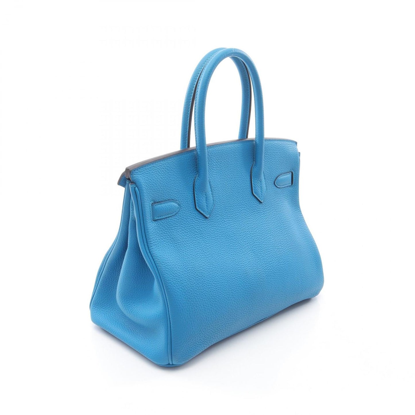 HERMES Birkin 30 Handbag in Blue Zanzibar - Exquisite Craftsmanship