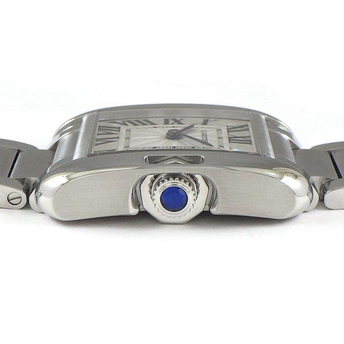 Cartier Tank Anglaise SM W5310022 - Exquisite Silver Dial Timepiece
