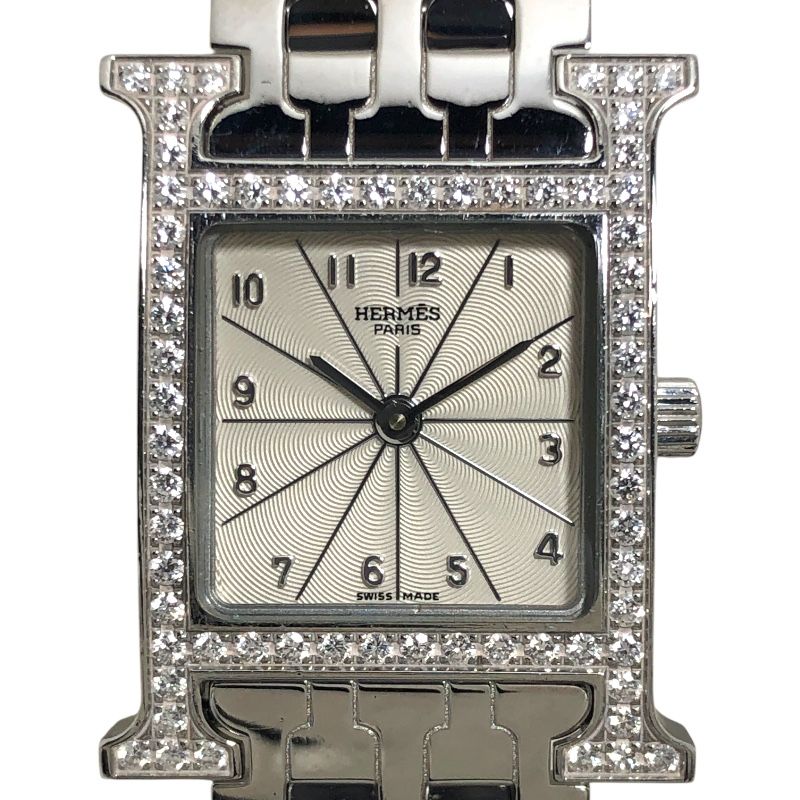 HERMES H-Watch HH1.230 Silver Stainless Steel Ladies Timepiece