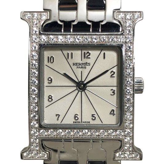 HERMES H-Watch HH1.230 Silver Stainless Steel Ladies Timepiece