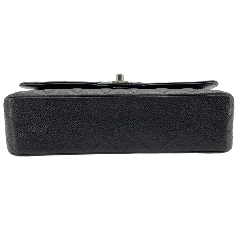 CHANEL Matelassé 25 A01112 Black Caviar Leather Shoulder Bag